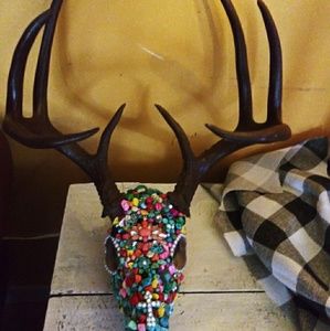 Blinged Out Deer Skull (Custom Made)